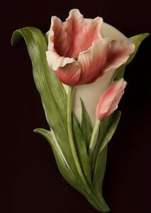 Tulip Wall Sculpture Wall Vase
