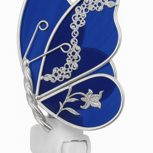Blue Sapphire Butterfly Night Light