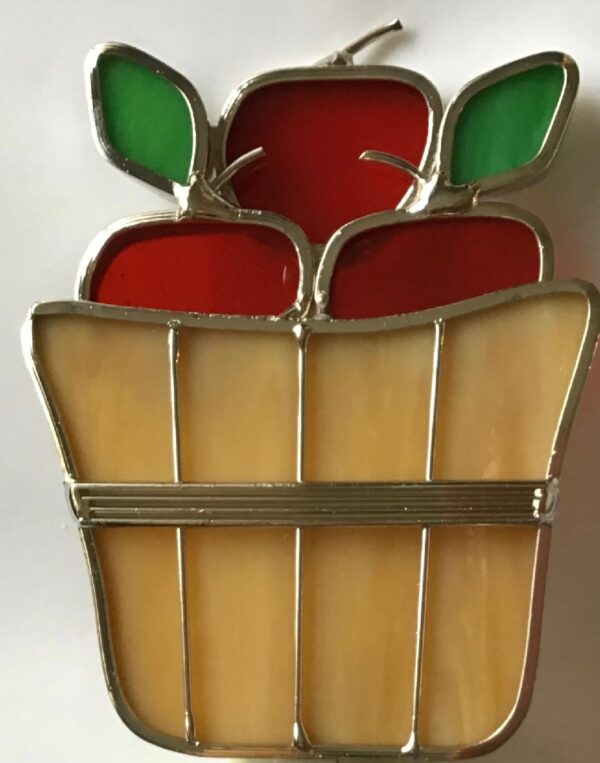 Apple Basket Suncatcher