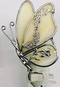 Pale Yellow Butterfly Night Light