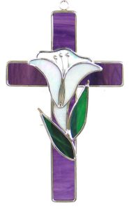 Purple Lily Cross