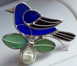 Indigo Bunting Night Light