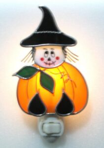 Pumpkin Witch Night Light