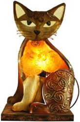 Sphynx Cat Capiz Shell Night Lamp