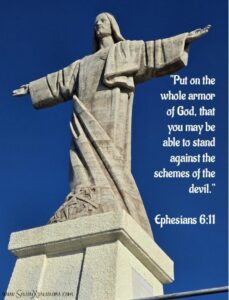 Ephesians 6:11 Put on the Armor of God Prayer Magnet