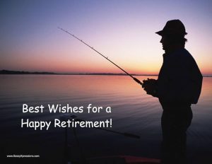 Fisherman Happy Retirement Magnet