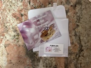 Congratulations on Your Engagement Refrigerator Magnet Magnetic Greeting Card